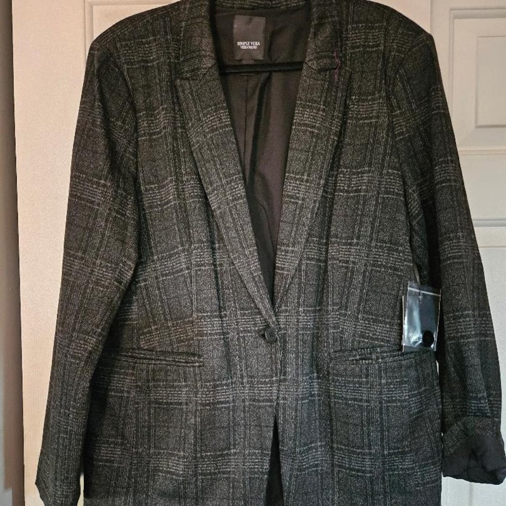 SIMPLE VERA WANG BLAZER XL